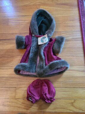 Boyds Bears The Archive Collection MRS. NORTHSTAR Mink Trimmed Jacket NWT